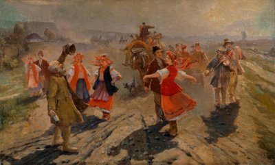 Brautzug in der Nähe von Orel von Wladimir Jegorowitsch Makowski