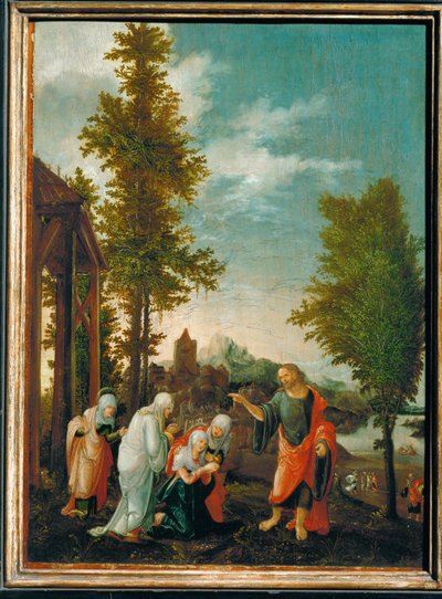 Christi Abschied von den heiligen Frauen von Wolf Huber