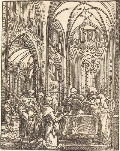 Die Darstellung im Tempel von Wolf Huber