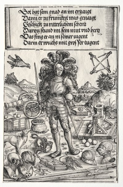 Der Triumphbogen von Maximilian I.: Kaiser Maximilian als Förderer von Verbesserungen in Artillerie und Rüstung von Wolf Traut