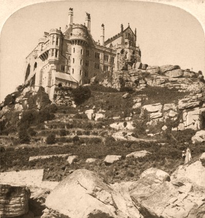 St. Michaels Mount, Benediktinerkloster, Penzance, Cornwall, 1900 von Works and Sun Sculpture Studios