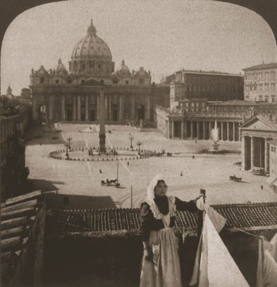 St. Peter und der Vatikan, 1905 von Works and Sun Sculpture Studios