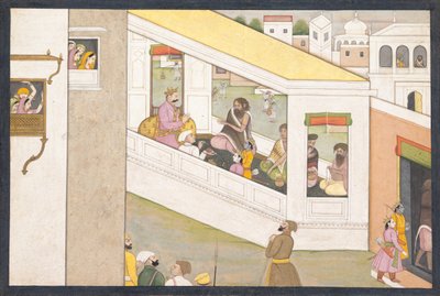 Rama und Lakshmana als Jungen helfen dem Weisen Vishvamitra: Folio aus einem verstreuten..., ca. 1780 von Workshop active in the First generation
