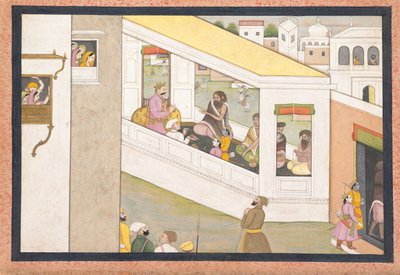 Rama und Lakshmana als Jungen helfen dem Weisen Vishvamitra von Workshop active in the First generation