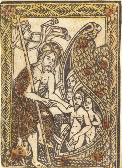 Christi Abstieg in den Limbus von Workshop of Master of the Borders with