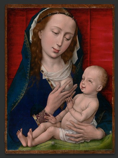Jungfrau und Kind von Workshop of Rogier van der Weyden