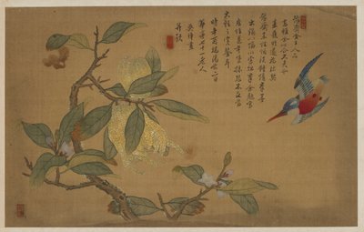 Vogel, Frucht und Blumen von Wu Zhang