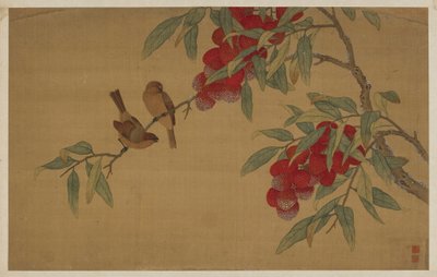 Vögel und Früchte von Wu Zhang