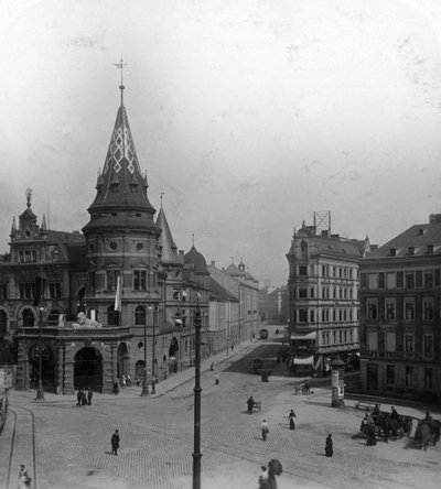 Löwenbräu Keller und Stiglmaierplatz, München, Deutschland von Wurthle and Sons