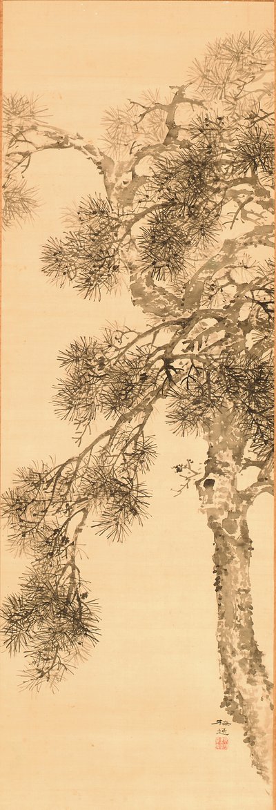 Kiefer, vor 1856 von Yamamoto Baiitsu