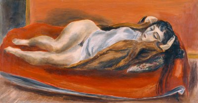 Liegende Frau von Yasuo Kuniyoshi