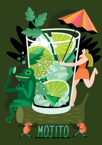 Mojito, 2017 von Yulia Drobova