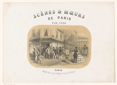 Außenansicht des Verlags Wild in Paris von Yves