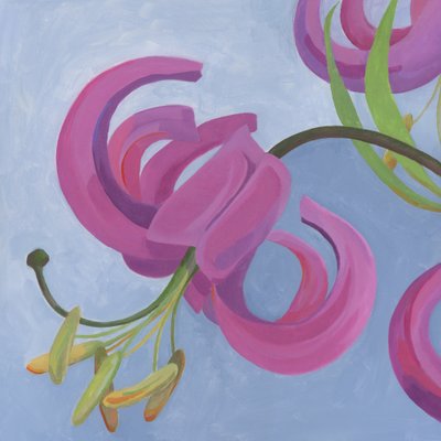 Lebendige Rosa Lilien von Yvonne Gustafsson
