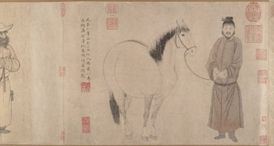 Pferdeknechte und Pferde von Zhao Mengfu Chao Meng Fu or