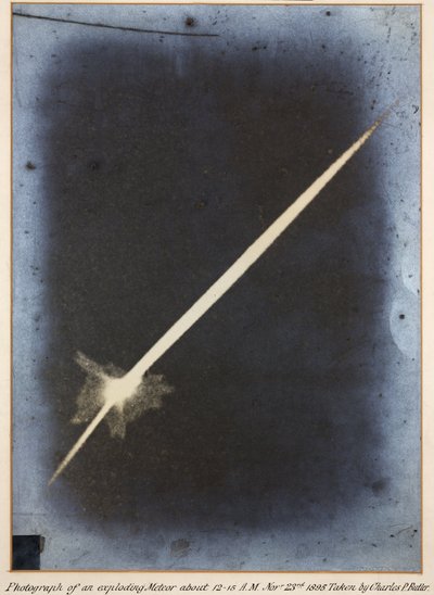 Ein explodierender Meteor, 23. November 1895 von John Pardon