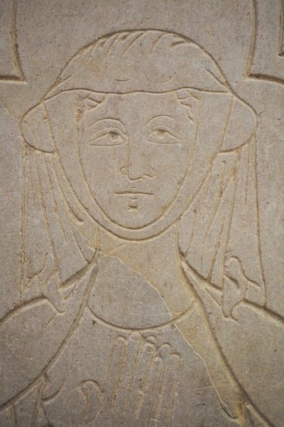 Burgund, Lancharre, Gemeinde Chapaize 71460. In der Kirche Notre Dame, Isabelle de Vauvry von . .