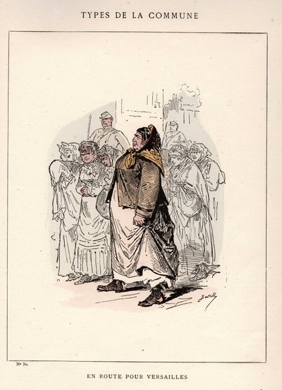 Kommune von Paris: Kostüm von EN ROAD POUR VERSAILLES (30) in „Les Communeux“ von Frederick (attr. to) Barnard