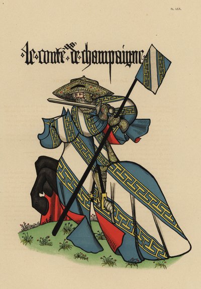 Graf von Champagne, mit Banner von John Pardon