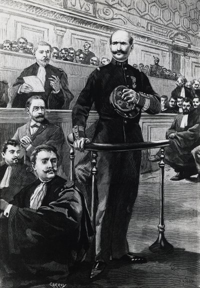 Absetzung von Kommandant Charles Walsin-Esterhazy während des Prozesses gegen Emile Zola von Georg Carl Heinrich Dollmann