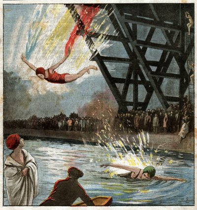 Wassersportfest in Paris von John Pardon