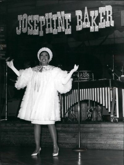 Josephine Baker in Zürich, Schweiz, 3. März 1967 (Foto) von . .