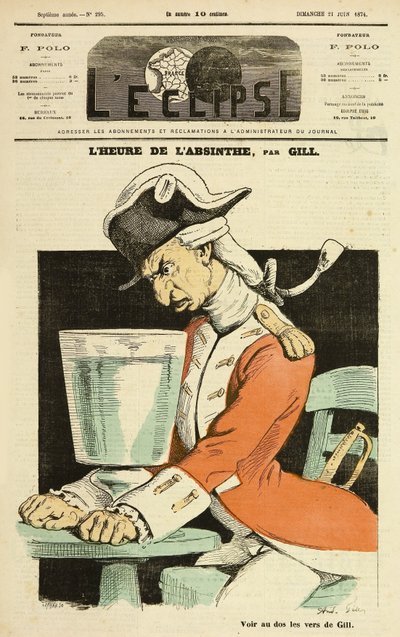 Die Stunde des Absinths von Frederick (attr. to) Barnard