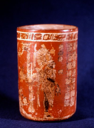 Maya-Grabvase aus Uaxactun, Guatemala, Tepeu-Phase von Hippolyte Lalaise Devéria