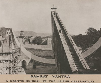 Samrat Yantra im Observatorium von Jaipur, Indien von Frederick (attr. to) Barnard