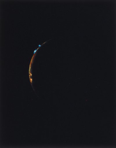 Vulkane am Rand von Io, einem der Monde des Jupiter von Ferdinand Georg Waldmuller