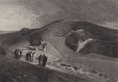 Jesus verflucht den Feigenbaum von after Albert Robida