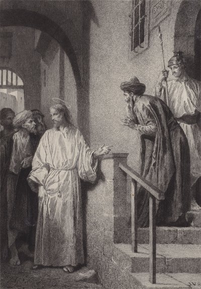 Die Mutter und die Brüder von Jesus von after Albert Robida