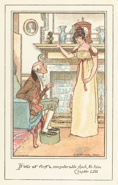 Illustration zu Jane Austens Emma von after Charles Edmund Brock