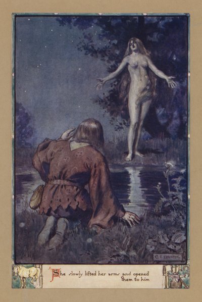 Sie hob langsam ihre Arme und öffnete sie ihm von after Charles Edmund Brock