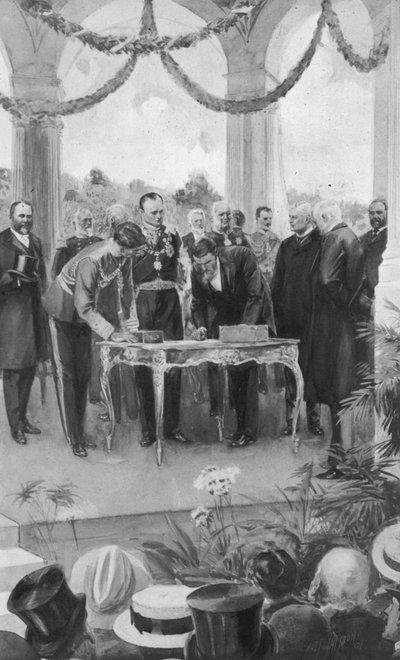 Einweihung des australischen Commonwealth in Sydney, 1. Januar 1901 von after Charles Mills Sheldon