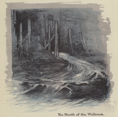 Die Mündung des Walbrook von after Donald Maxwell