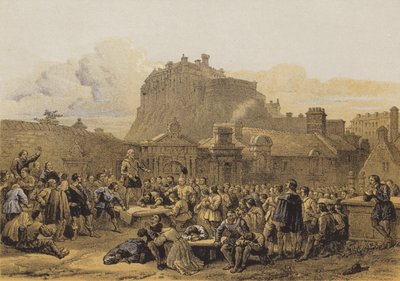Greyfriars Kirchhof, Unterzeichnung des Bundes von after George Cattermole