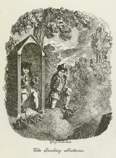 Illustration für Tristram Shandy von after George Cruikshank