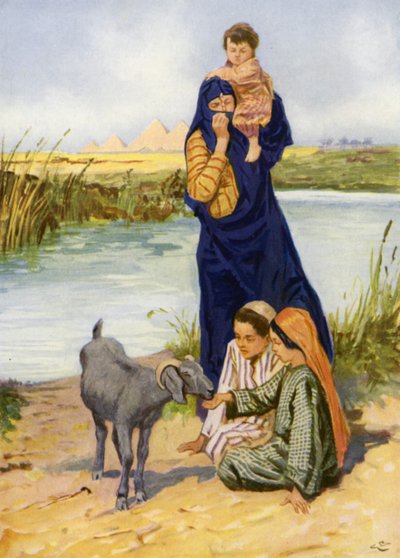 Am Fluss Nil von after Gordon Frederick Browne