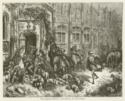 Dornröschen, die Ankunft des Prinzen von Gustave after Dore