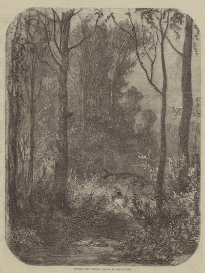 Unter den Bäumen von Gustave after Dore