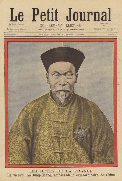 Gäste Frankreichs: Li Hongzhang, Außerordentlicher Botschafter Chinas von after Henri Meyer