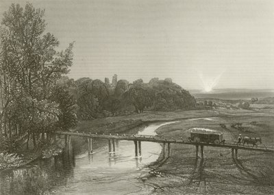 Tutbury Castle von Henry after Warren