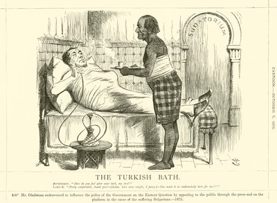 Das türkische Bad von after John Tenniel