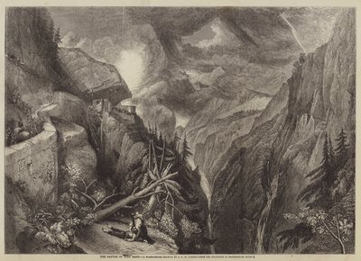 Die Schlacht von Fort Bard von after Joseph Mallord William Turner