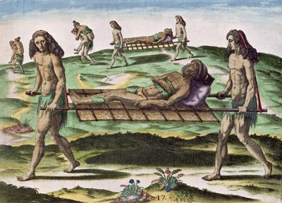 Hermaphroditen transportieren die Verletzten, aus 