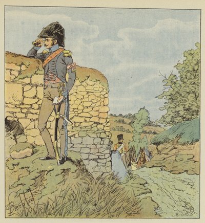 Adjutant eines Divisionsgenerals von after Louis Charles Bombled