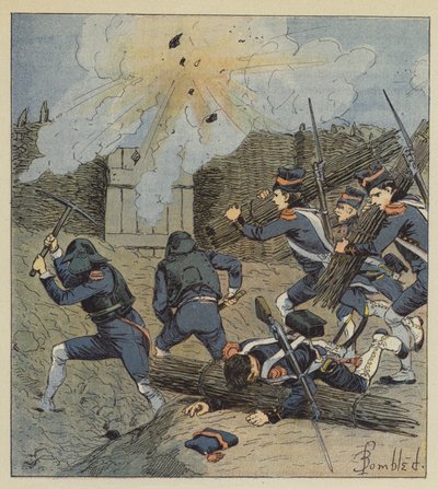 Keine der alten Plätze war sicher, sie hörten auf, haltbar zu sein von after Louis Charles Bombled