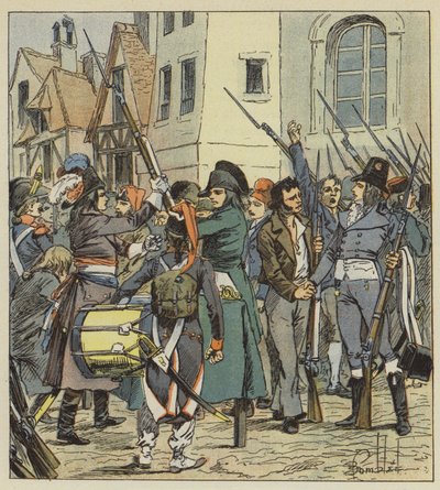 Die ganze Nation griff zu den Waffen von after Louis Charles Bombled