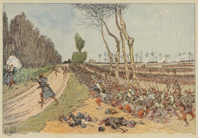 Die Franzosen erobern den Park von Coulmiers von after Louis Charles Bombled